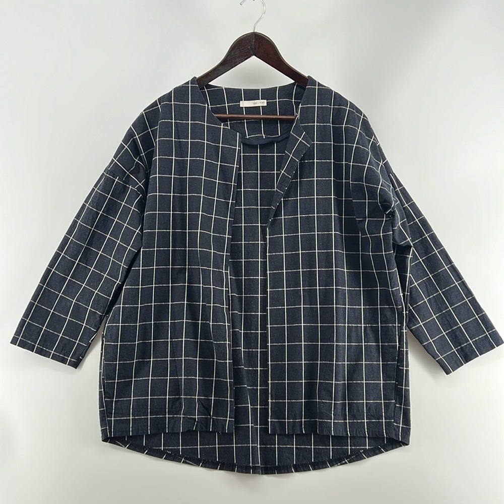 Oak and Fort Open Front Open Front Kimono-like top